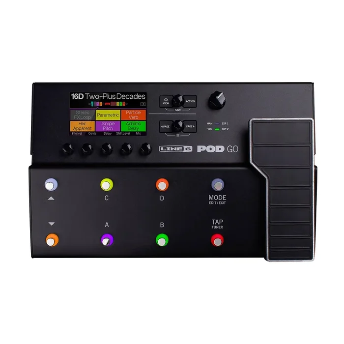 Procesador de Efectos Múltiples para Guitarra Line 6 POD GO Versión 2.50