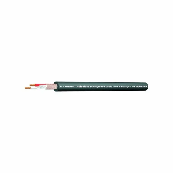 Proel HPC210BK Professional Balanced Microphone Cable- Black