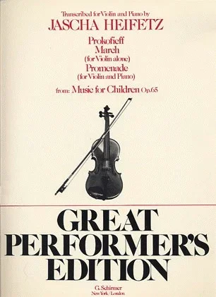 Prokofiev (Heifetz): March (violin alone)Promenade (violin & piano)