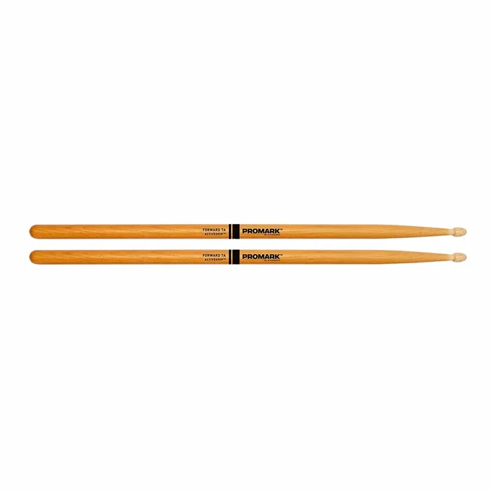 Promark Forward 7A ActiveGrip Clear Wood Tip Drum Sticks