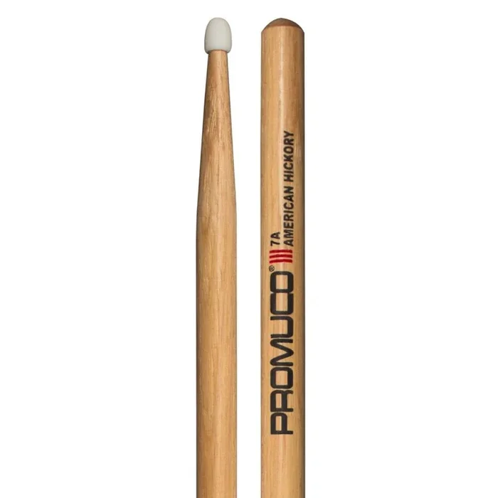 Promuco Drum Sticks American Hickory Nylon Tip 7A