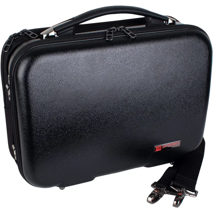 ProTec Clarinet Case, Bb – ZIP, With Detachable Music Pocket (Black)