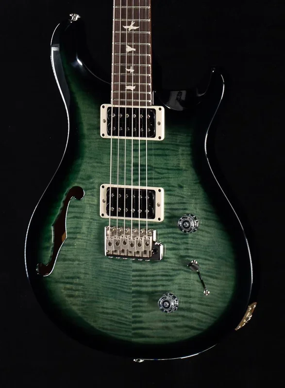 PRS S2 Custom 22 Semi Hollow Moss Green Smokeburst (601)