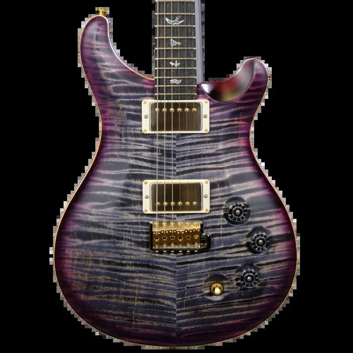 PRS Wood Library DGT Flame Maple – Charcoal Purple Burst