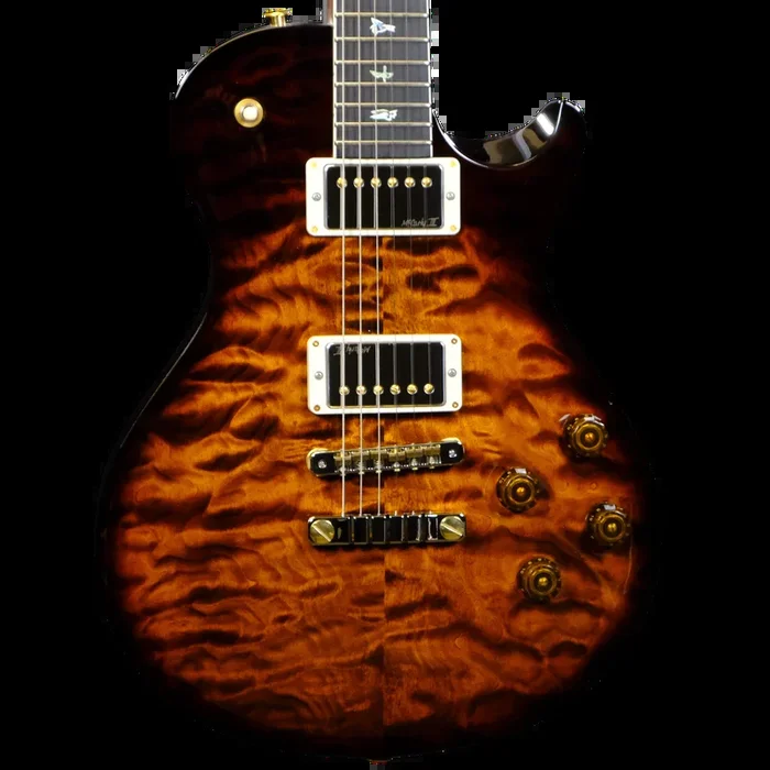 PRS Wood Library McCarty 594 Singlecut 10-Top Quilted Maple – Black Gold Burst
