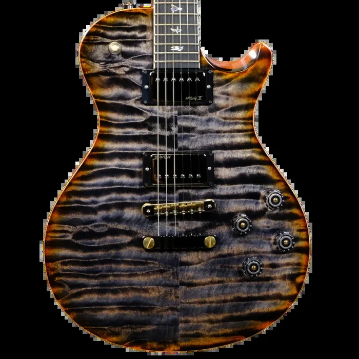 PRS Wood Library McCarty 594 Singlecut 10-Top Quilted Maple – Burnt Maple Leaf