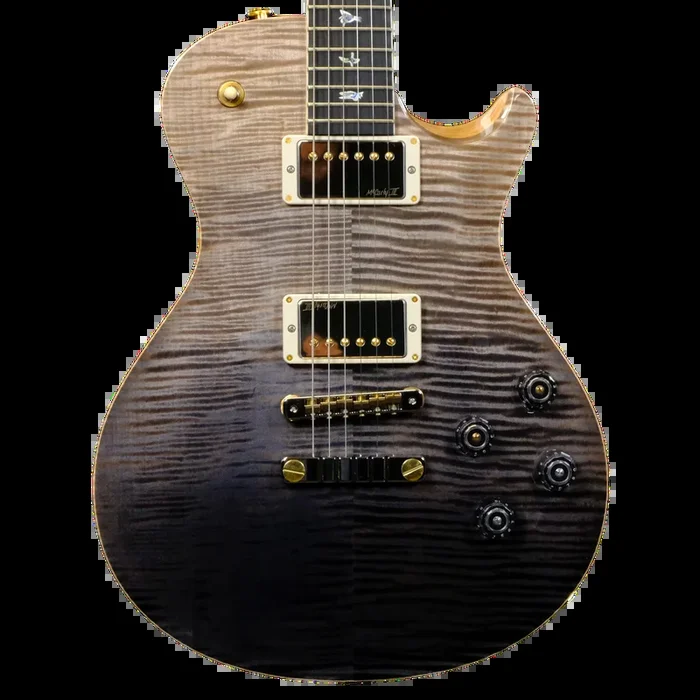 PRS Wood Library McCarty 594 Singlecut Flame Maple – Gray Black Fade with Natural Back