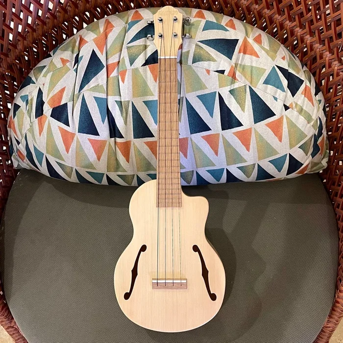 Quiam Through-Neck F-Hole Tenor Ukulele #2409TNT01F