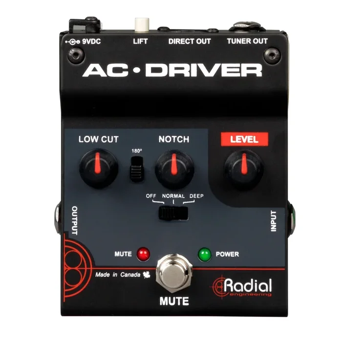 Radial AC-Driver Acoustic Preamp and DI Box