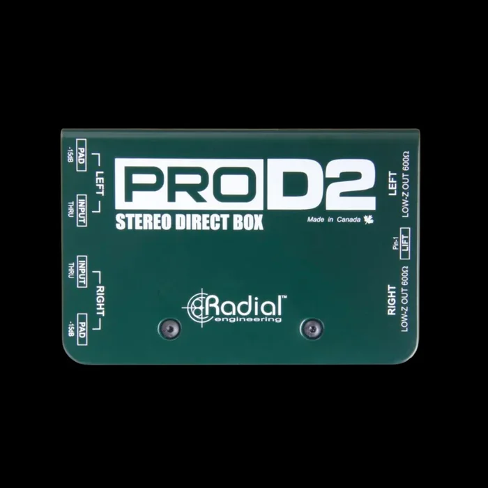 Radial ProD2 2-channel Passive Instrument Direct Box