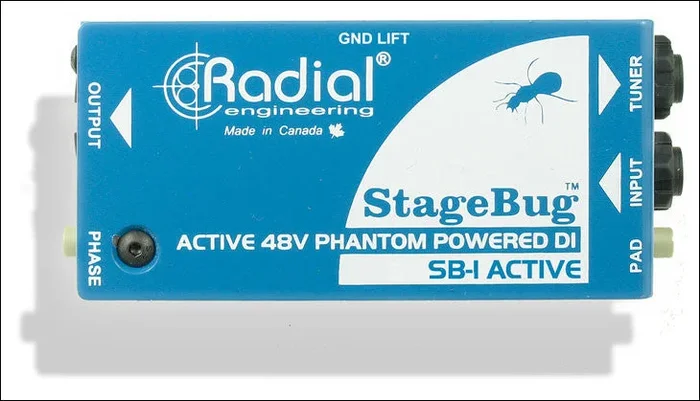Radial SB-1 Stagebug Active Acoustic Direct Box