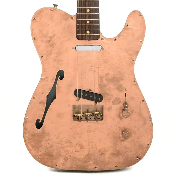 RebelRelic Radiator Thinline Copper RW w/Rebel Vintage T-64 Pickups