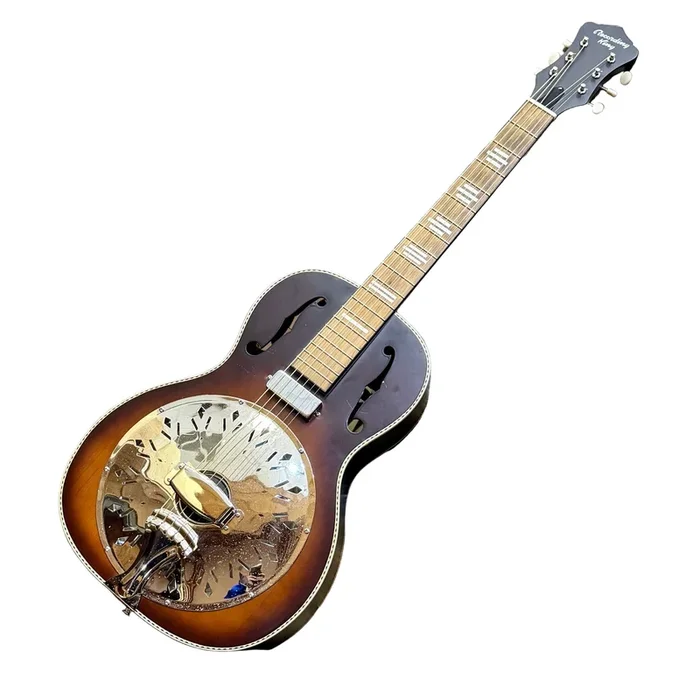 Recording King RPH-R2-E-BRB Dirty 30s Minnie Bucker Resonator Guitar