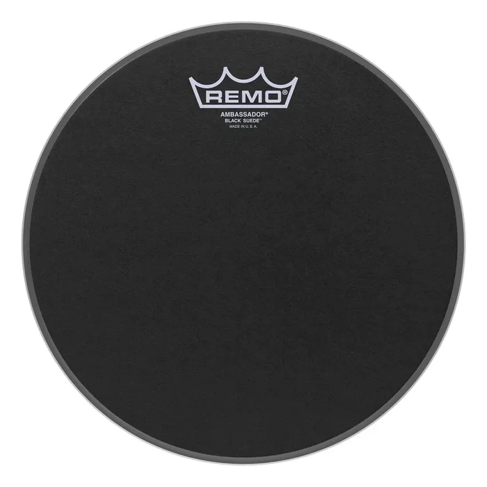 Remo 10″ Ambassador Black Suede Drumhead
