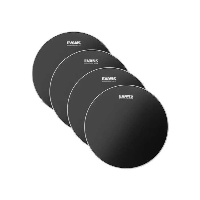 Remo 10″ Emperor Ebony Drumhead (4 Pack Bundle)
