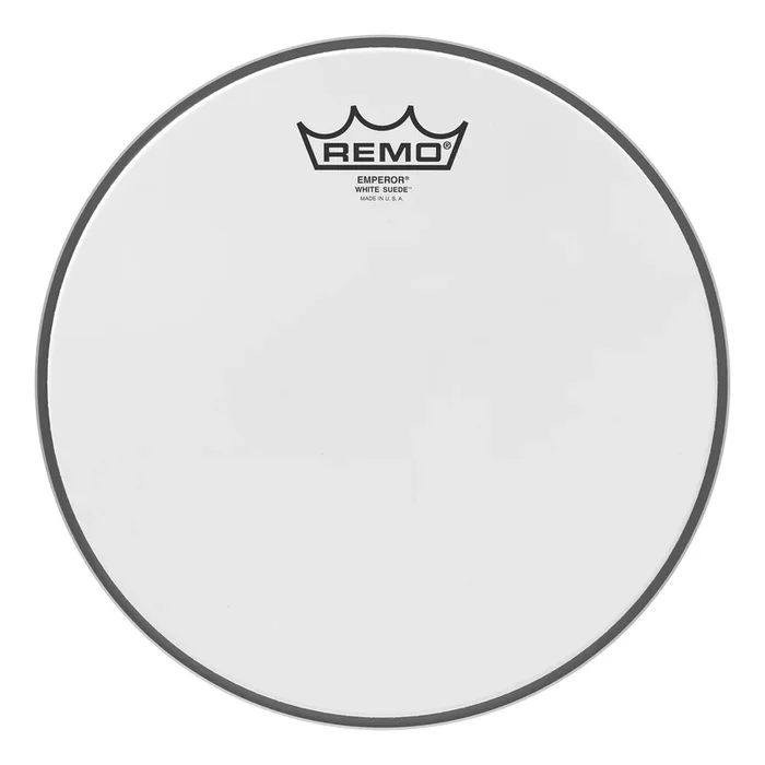 Remo 10″ Emperor White Suede Drumhead