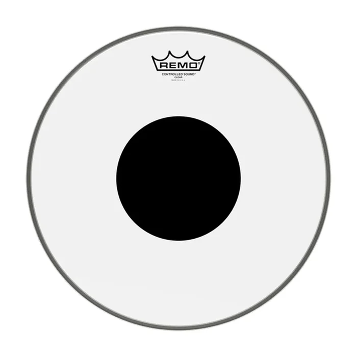 Remo 12″ Control Sound Clear Black Dot