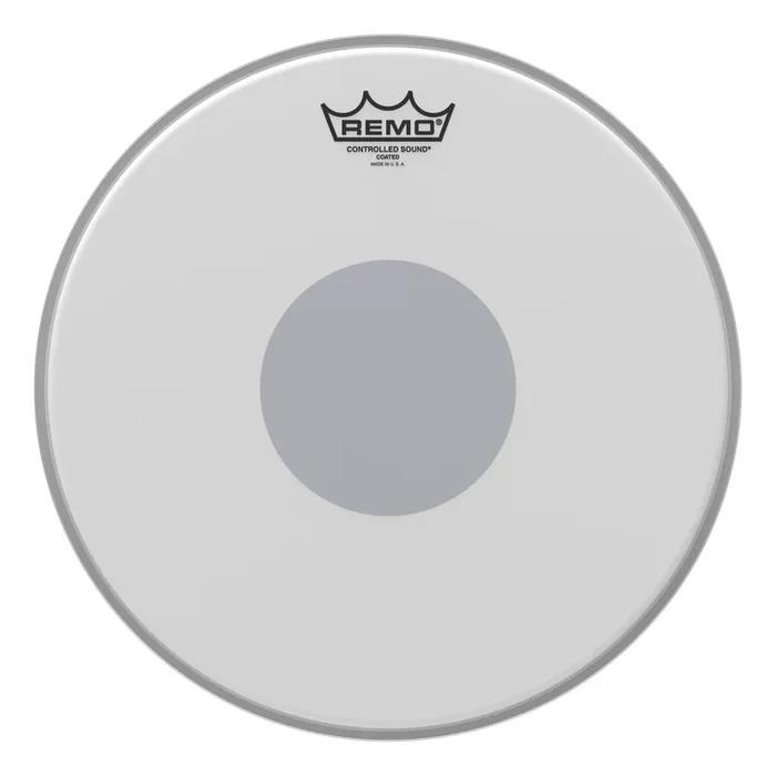 Remo 13″ Controlled Sound Coated Drumhead w/Bottom Black Dot