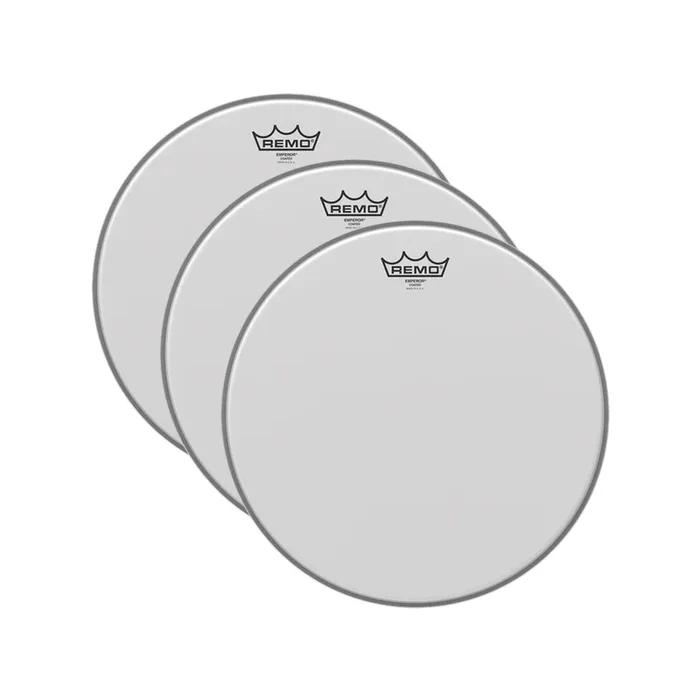 Remo 13″ Emperor Coated Drumhead (3 Pack Bundle)