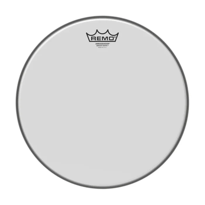 Remo 13″ Smooth White Ambassador Drumhead