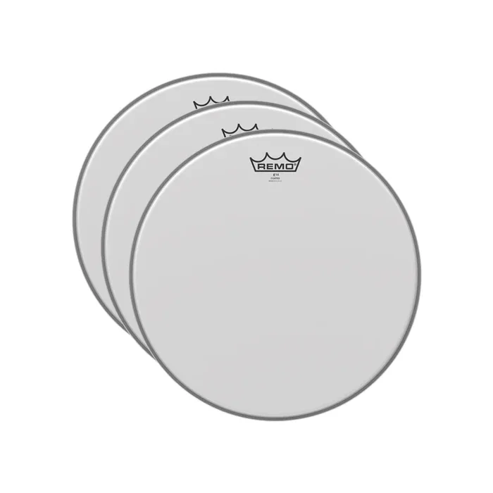 Remo 14″ Ambassador X14 Coated Drumhead (3 Pack Bundle)