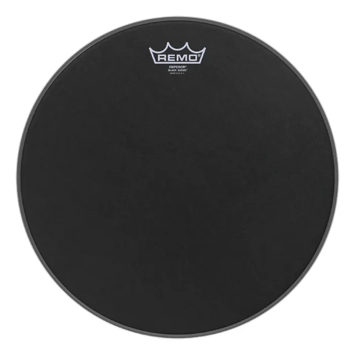 Remo 16″ Black Suede Emperor
