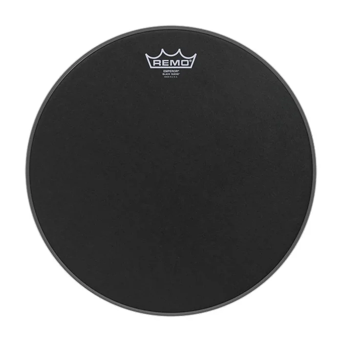 Remo 16″ Emperor Black Suede