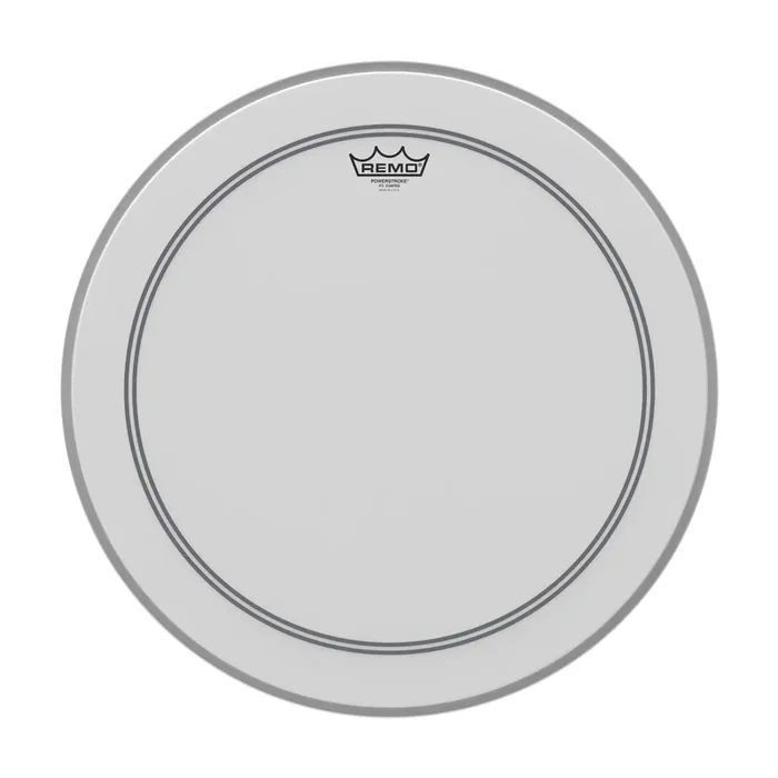 Remo 22″ Powerstroke P3 Coated Cuero de Bombo
