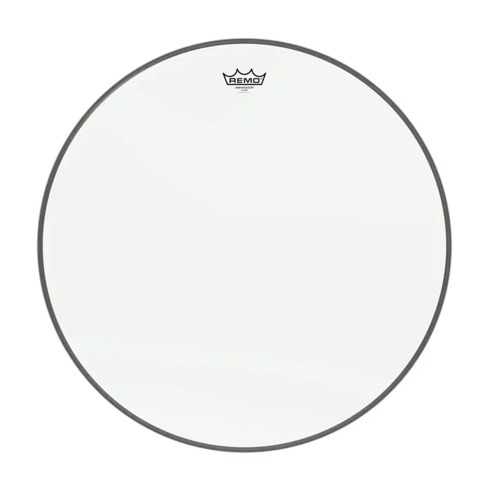Remo 24″ Clear Ambassador Bass Drumhead