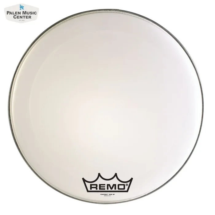 Remo 24″ Powermax 2 Ultra White Crimplock Marching Bass Drum Head