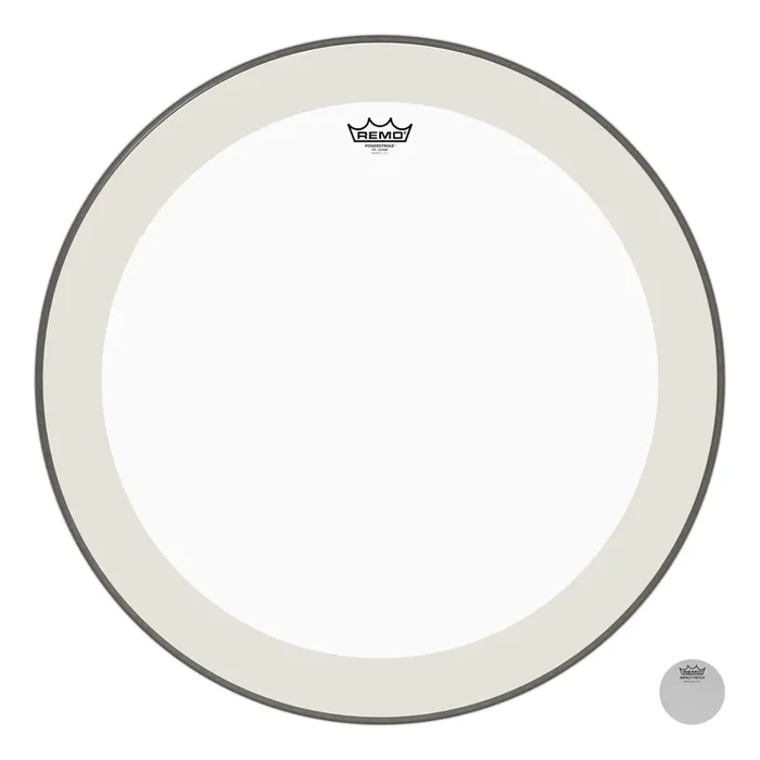 Remo 26″ Powerstroke P4 Clear Bass Drumhead