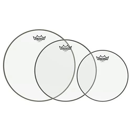 Remo Ambassador Clear Drumhead Pack 12/13/16