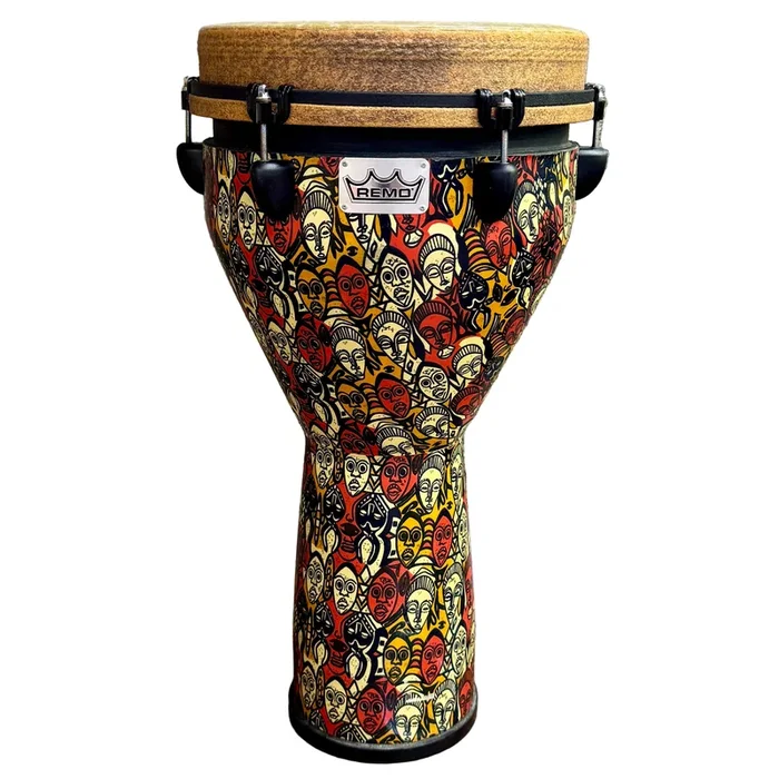 REMO DJ-0014-LM 14″ Mondo Djembe Drum – Multi-Mask