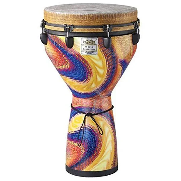 Remo DJ-0014-SD 14-Inch Mondo Djembe – Serpentine Day