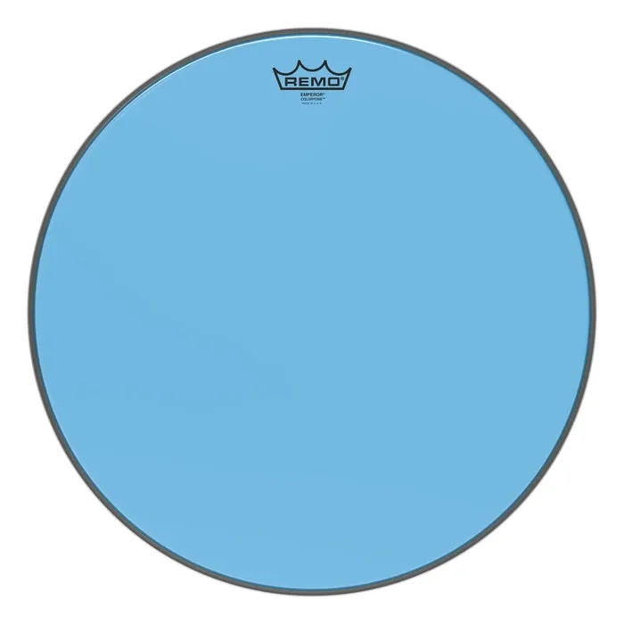 Remo Emperor Colortone Blue Drumhead 18″