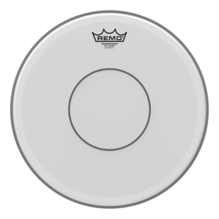 Remo Powerstroke 77 Coated Snare Drumhead 12″ w/Clear Dot on Top