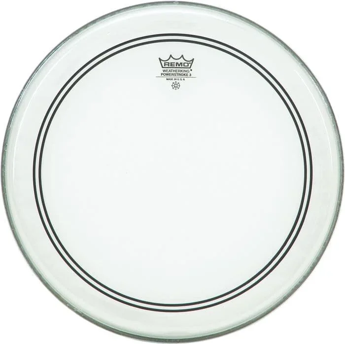 Remo Powerstroke P3 Clear Drumhead 18″