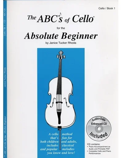 Rhoda: The ABC’s of Cello for the Absolute Beginner, Bk.1 (cello)(CD)