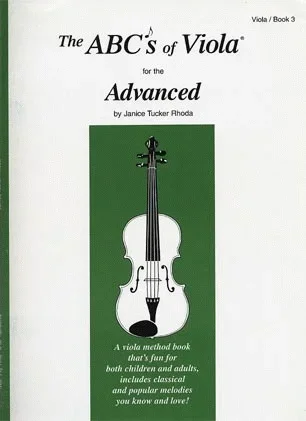 Rhoda: The ABC’s of Viola for the Advanced, Bk.3 (viola)