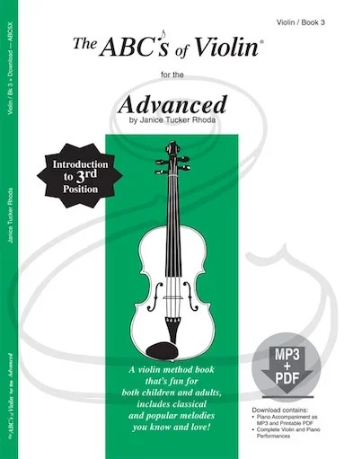 Rhoda: The ABC’s of Violin for the Advanced, Bk.3 (violin)(CD)