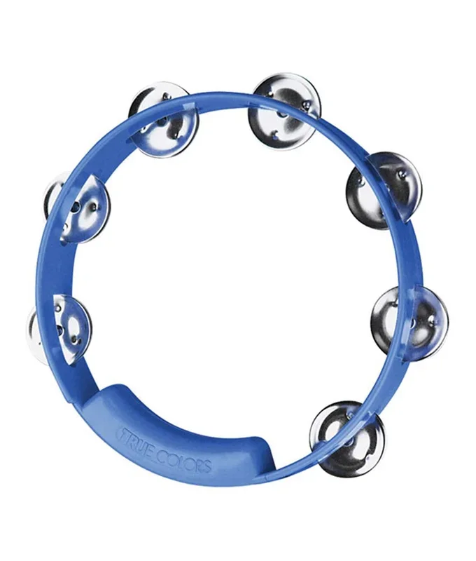 Rhythm Tech True Colors 8″ Single Row Tambourine – Blue