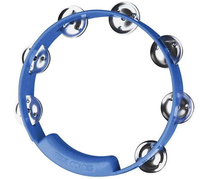 Rhythm Tech True Colors Tambourine | 8″ | Blue