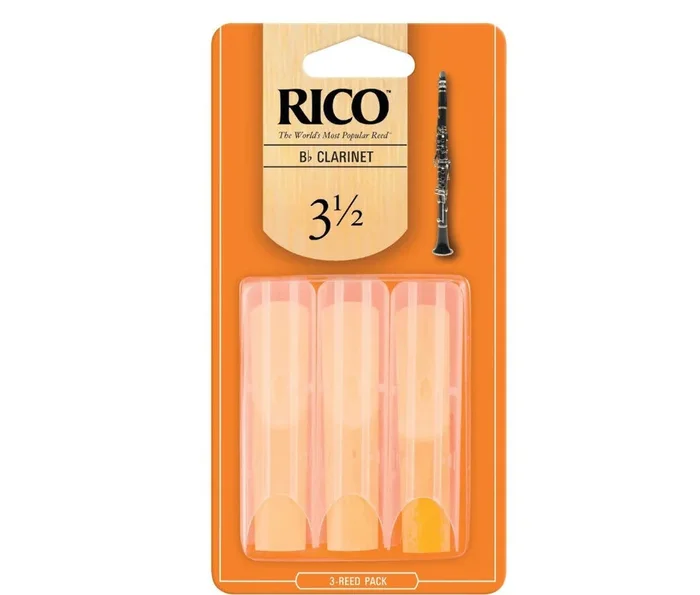 Rico by D’Addario #3.5 Bb Clarinet Reeds – 3 pack