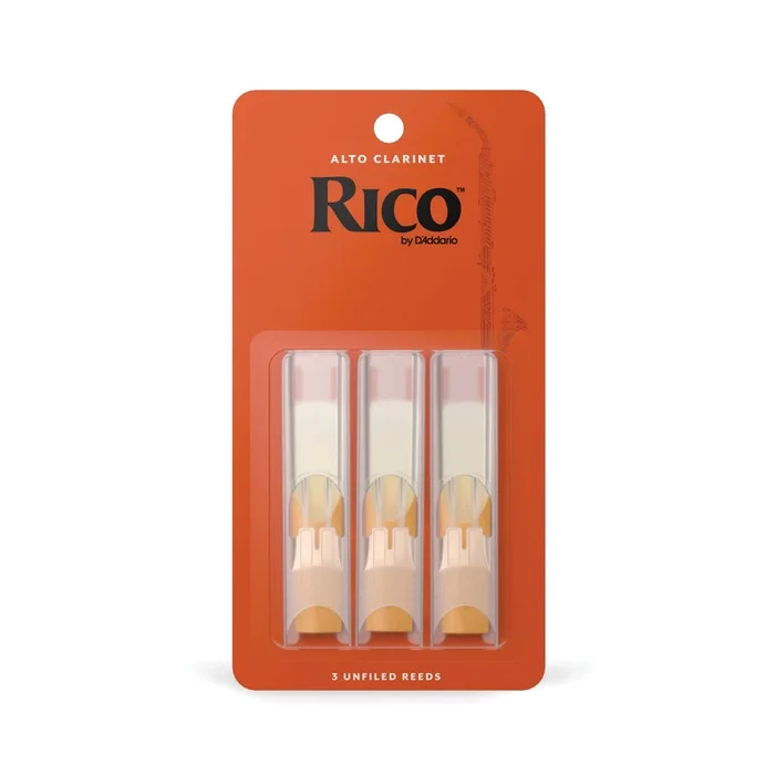 Rico by D’Addario Alto Clarinet Reeds, Strength 2.5, 3 Pack