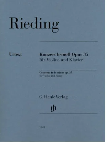 Rieding: Violin Concerto in B Minor, Op. 35 (violin, piano)