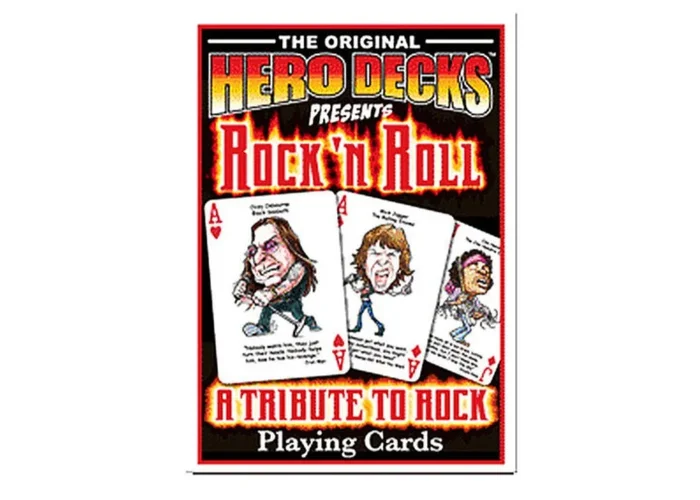 Rock ‘n Roll Heroes Playing Cards