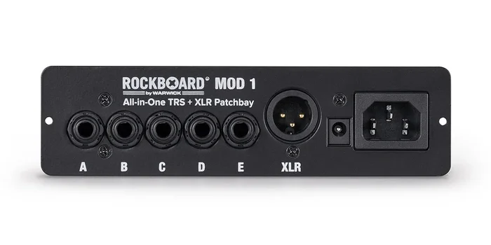 RockBoard MOD 1 V2 – All-in-One TRS & XLR, IEC & Barrel Patchbay