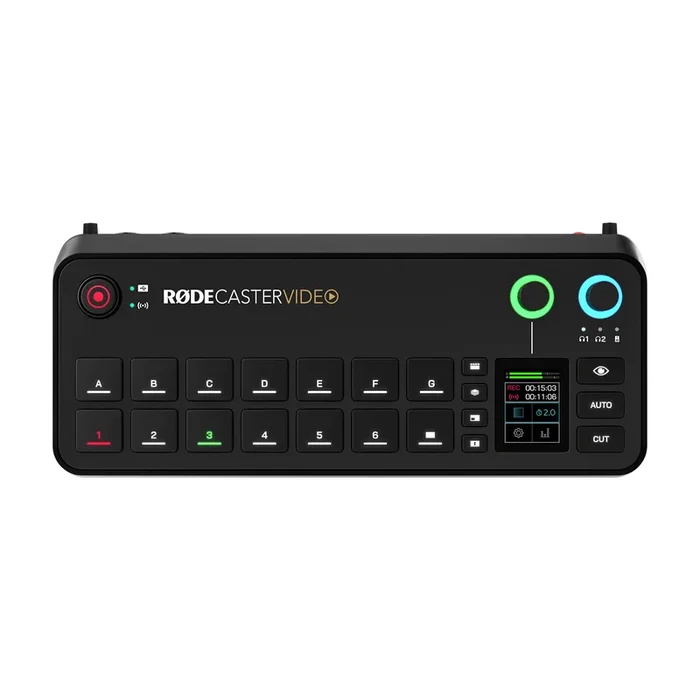 Rode RCV Rodecaster Conmutador Profesional de Vídeo e Interfaz de Audio