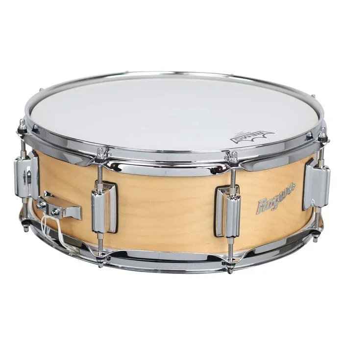Rogers Powertone Wood Shell Snare Drum 14×5 Satin Natural