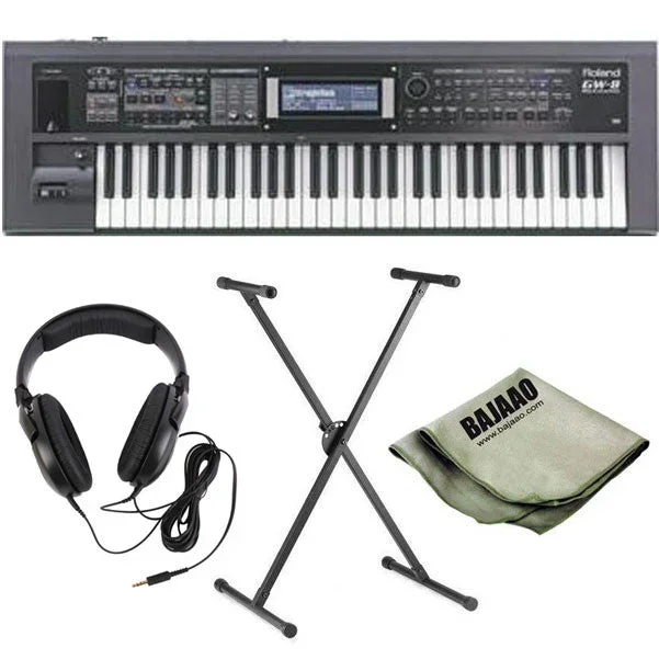 Roland GW8A Arranger Keyboard Workstation Deluxe Bundle